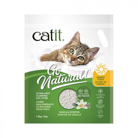 LocalID_69315 Catit - Go Natural! Ultra-Light Clumping Cat Litter - VANILLA - 1.4KG (3lb)