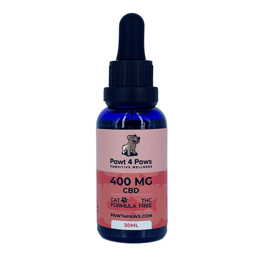 Pawt 4 Paws - CBD Oil For Cats - SALMON Flavour - 400MG - 30ML