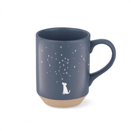 LocalID_49918 Fringe Studio - Celestial Dog Stoneware NY Mug - 8x11cm