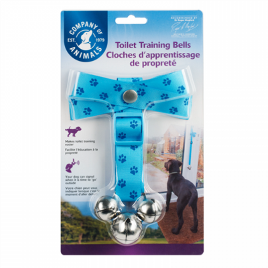 LocalID_53095 Company of Animals - Clix Toilet Training Bells - Blue