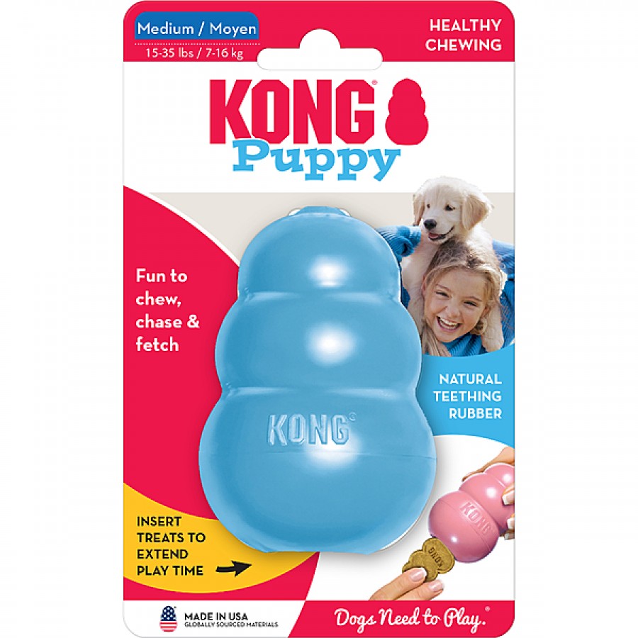 LocalID_69847 KONG - Puppy Treat Dispensing Chew Toy - MEDIUM - 9CM (3.5in)