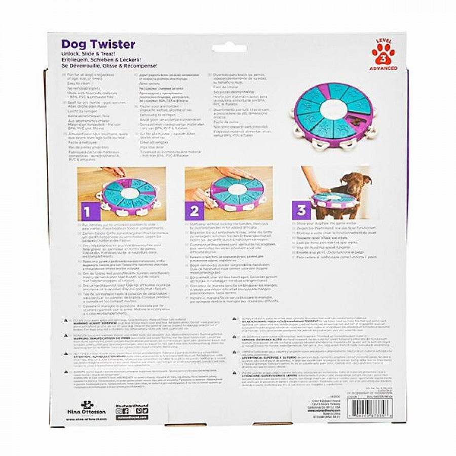 LocalID_70003 Nina Ottosson - Treat Game Twister Dog Puzzle Toy - 30.5CM (12in)