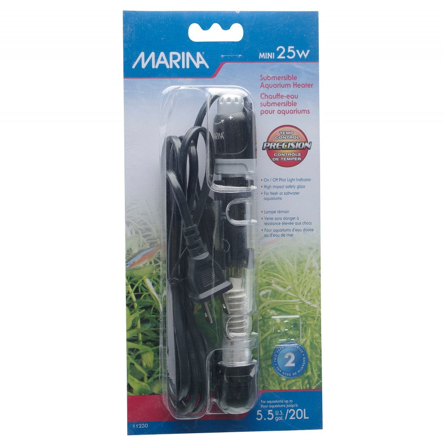 LocalID_60183 Marina - Submersible Aquarium Heater - Mini 25 W - 15CM (6in)