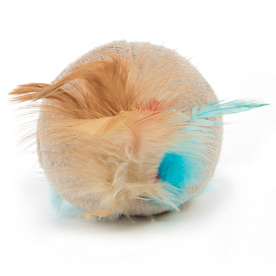 SmartyKat - Chit Chatter w/Feather & Sound Cat Toy - 8CM (3in)