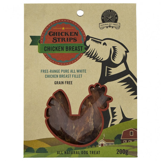 LocalID_32880 Silver Spur - Chicken Jerky Strips Dog Treats - 200g