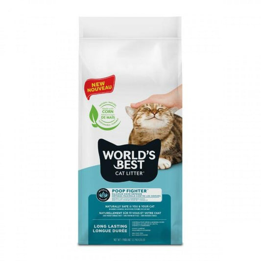 LocalID_67871 World's Best - Poop Fighter Cat Litter - 6.35KG (14lb)