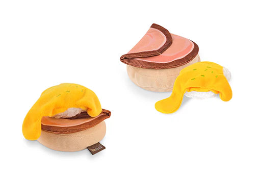LocalID_70065 PLAY - Barking Brunch - Benny's Benedict Dog Toy - 13CM (5in)