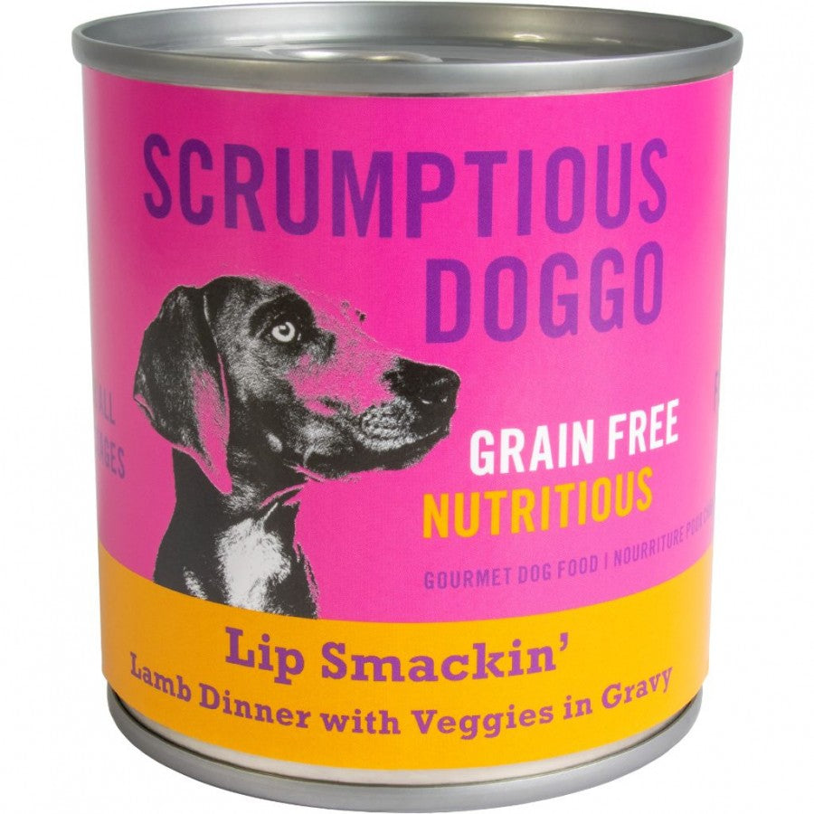 Scrumptious - LIP SMACKIN' - LAMB & VEGGIE Dinner in Gravy Wet Dog Food - 255GM (9oz)