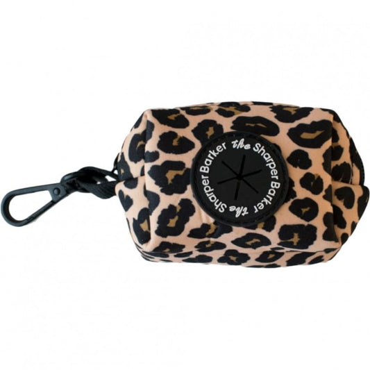 *DISC* Sharper Barker - Waste Bag Dispenser - OH MY LEOPARD - 9CM (4in)