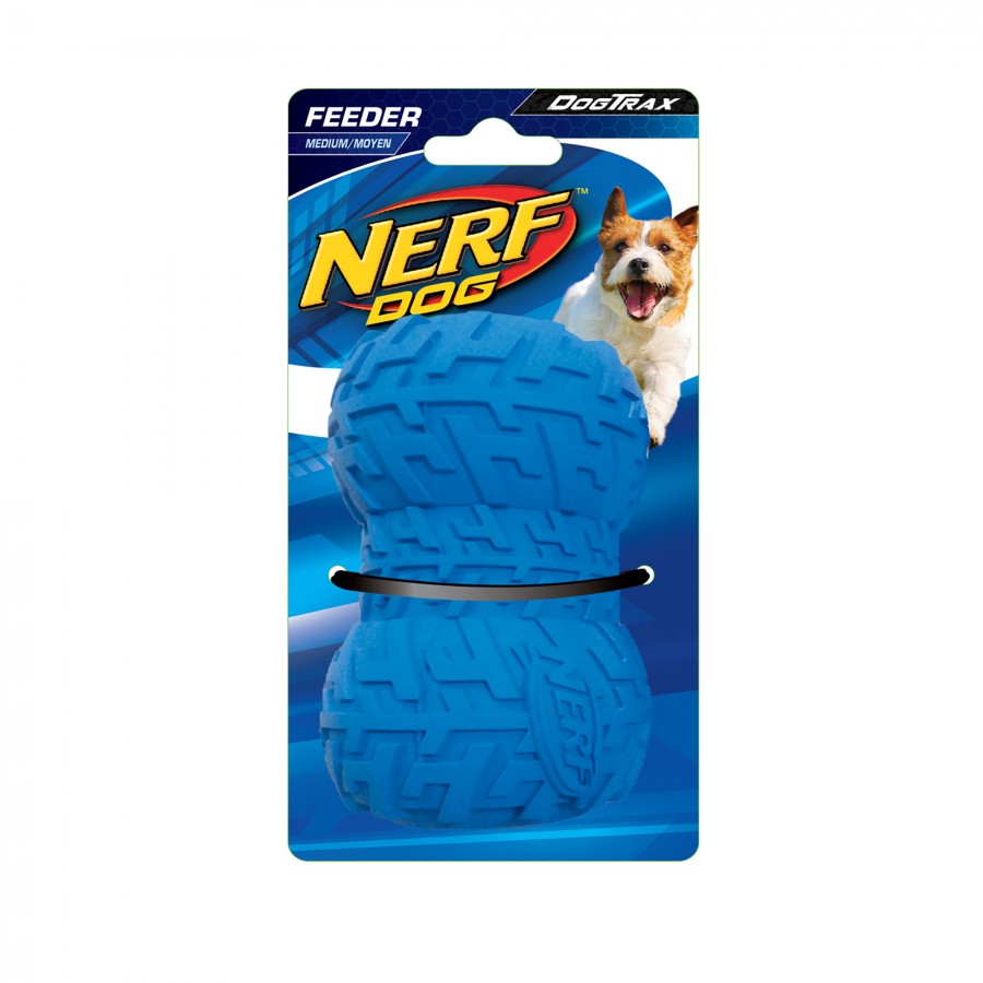 Nerf - Trax Dog Tire Feeder - MEDIUM - BLUE - 9CM (3.5in)