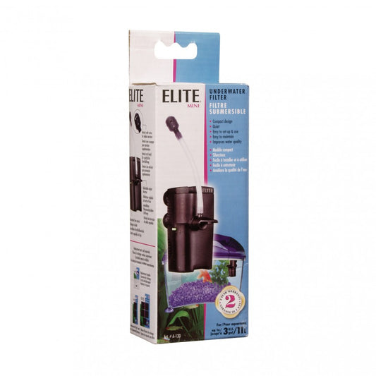 Elite - Mini Underwater Filter - Up to 11L (3 gallon)