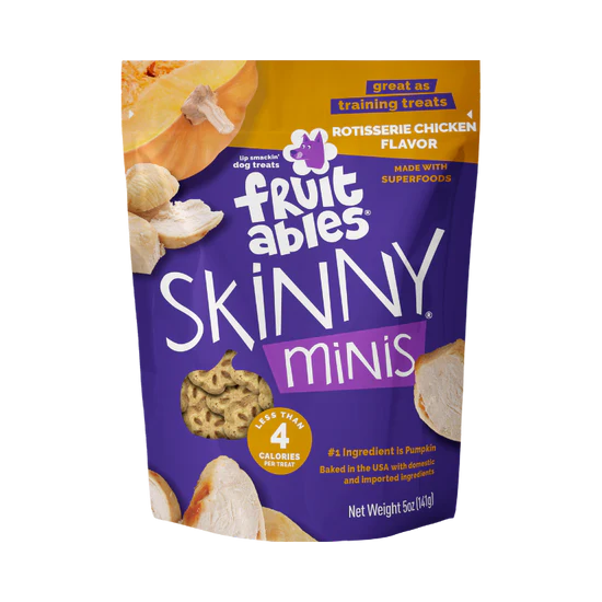 LocalID_71501 Fruitables - Skinny Minis CHICKEN Chewy Dog Treats - 141GM (5oz)