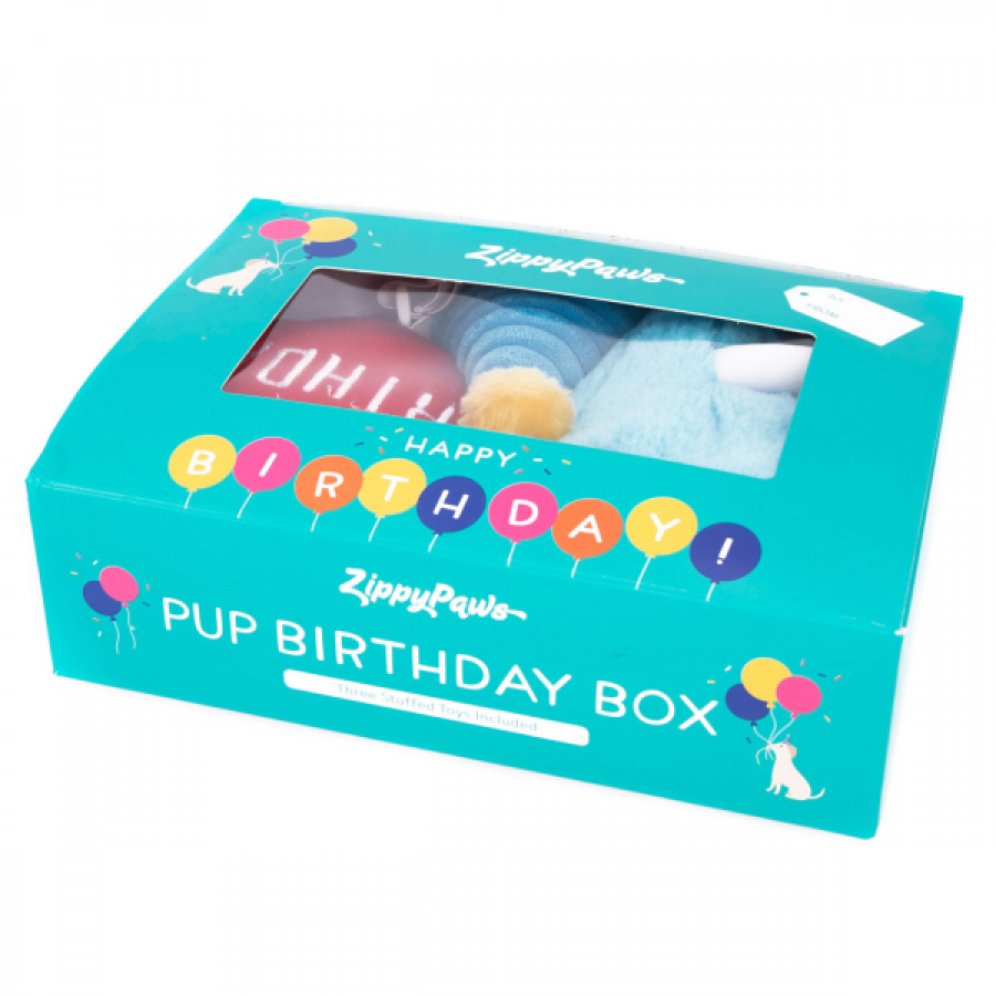 ZippyPaws - Plush Toy Birthday Box