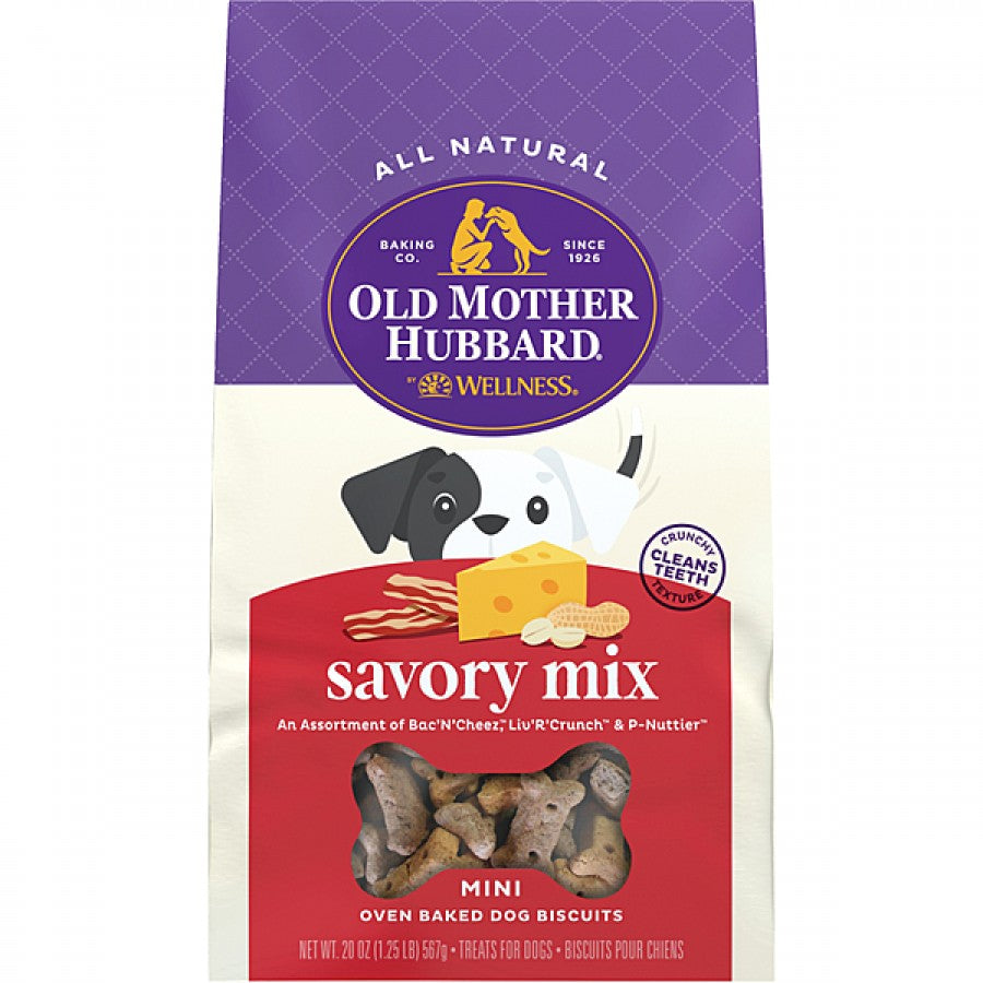 Old Mother Hubbard - Classic Oven Baked EXTRA TASTY ASSORTED Dog Treat - MINI - 567GM (20oz)