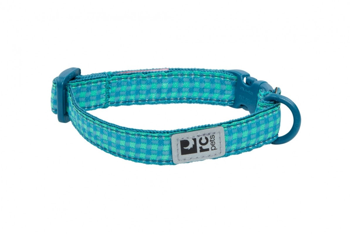 LocalID_45344 RC Pets - Kitty Breakaway Collar Green Gingham - 20-25cm (8-10in)