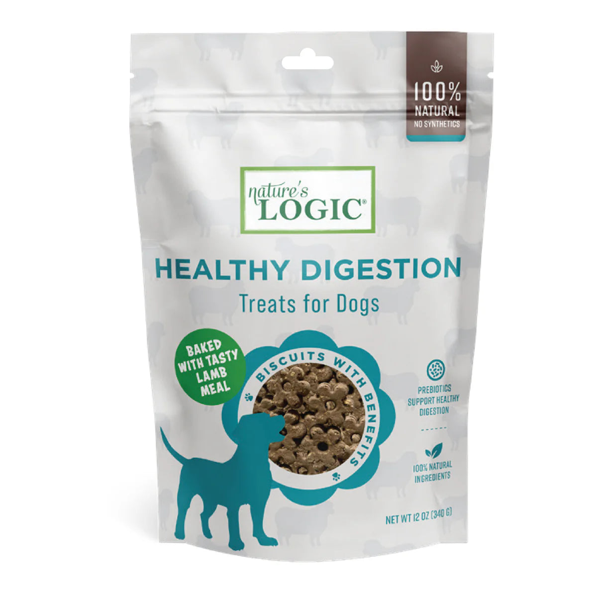 Nature's Logic - Healthy Digestion Dog Treat LAMB - 340GM (12oz)