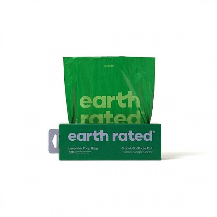 Earth Rated - Poop Bags - LAVENDER - 1 Roll 300 Bags