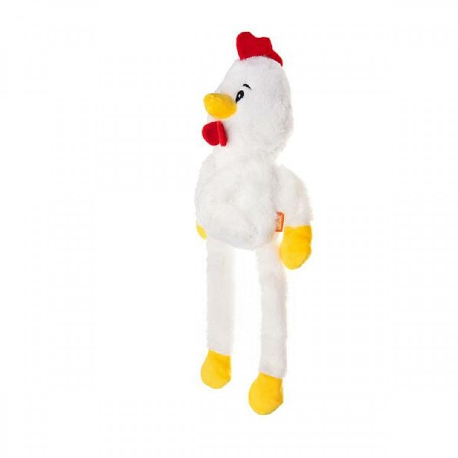 Growl - Pulldozers Chicken Dog Toy - WHITE - 54CM (21.3in)