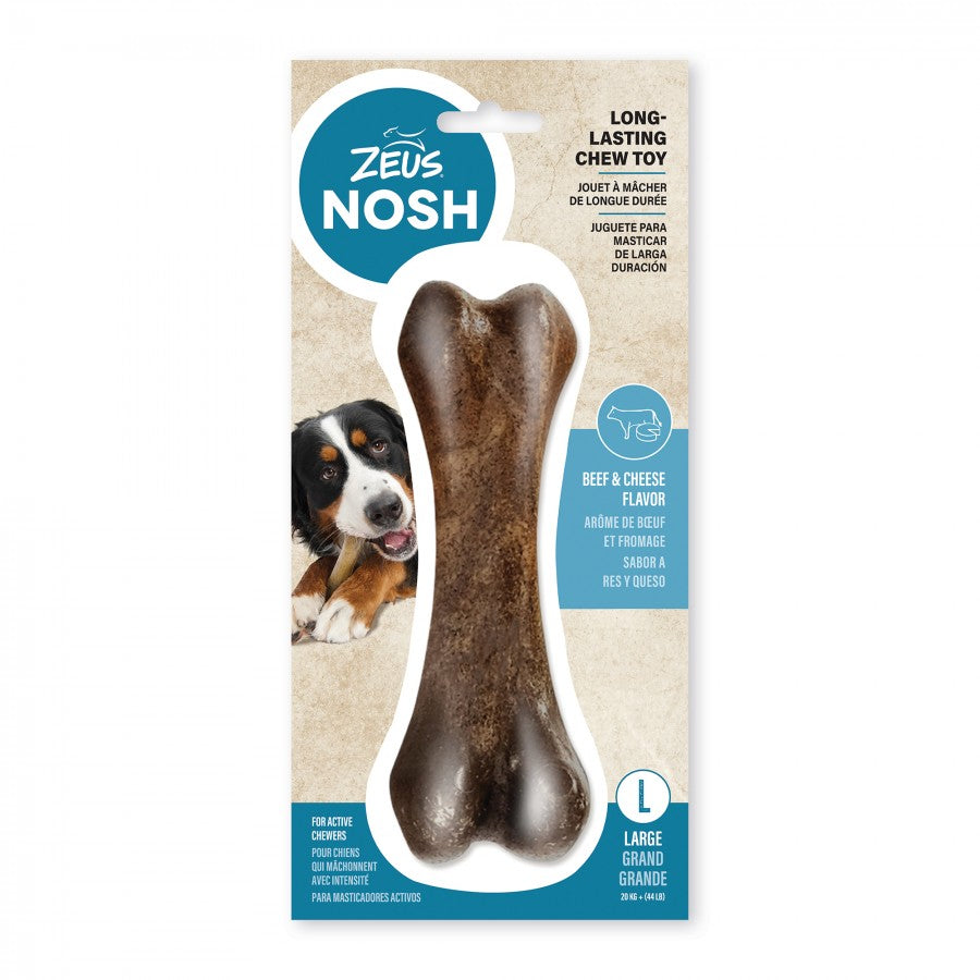LocalID_64623 Zeus - NOSH STRONG Dog Chew Bone - BEEF and CHEESE Flavor - LARGE
