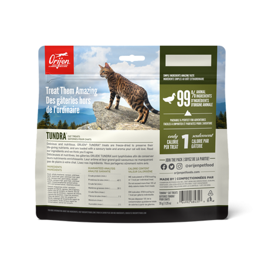 LocalID_65788 Champion Foods - Orijen - Freeze-Dried TUNDRA Cat Treats - 35GM (1.25oz)