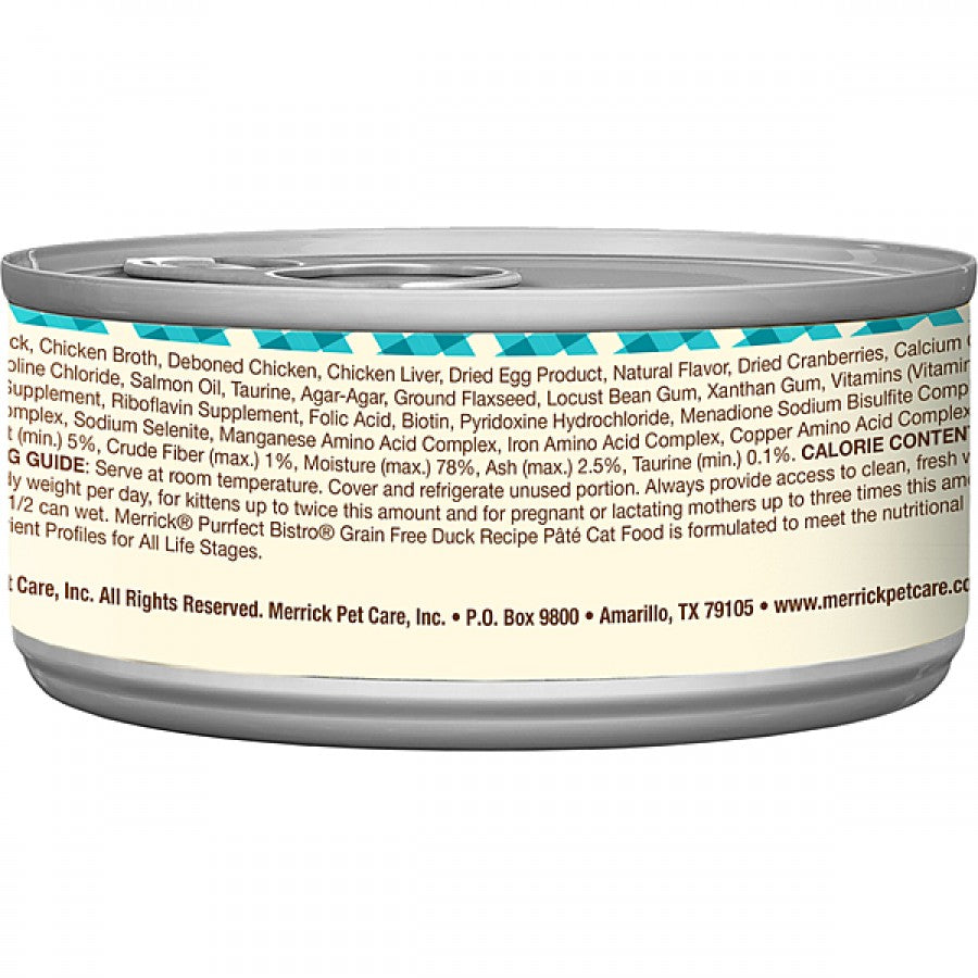 Merrick - DUCK Pate Classic Wet Cat Food - 156GM (5.5oz)