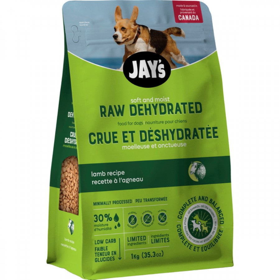 LocalID_71187 Jay's - Soft & Moist LAMB Raw Dehydrated Dog Food - 1KG (35.3oz)