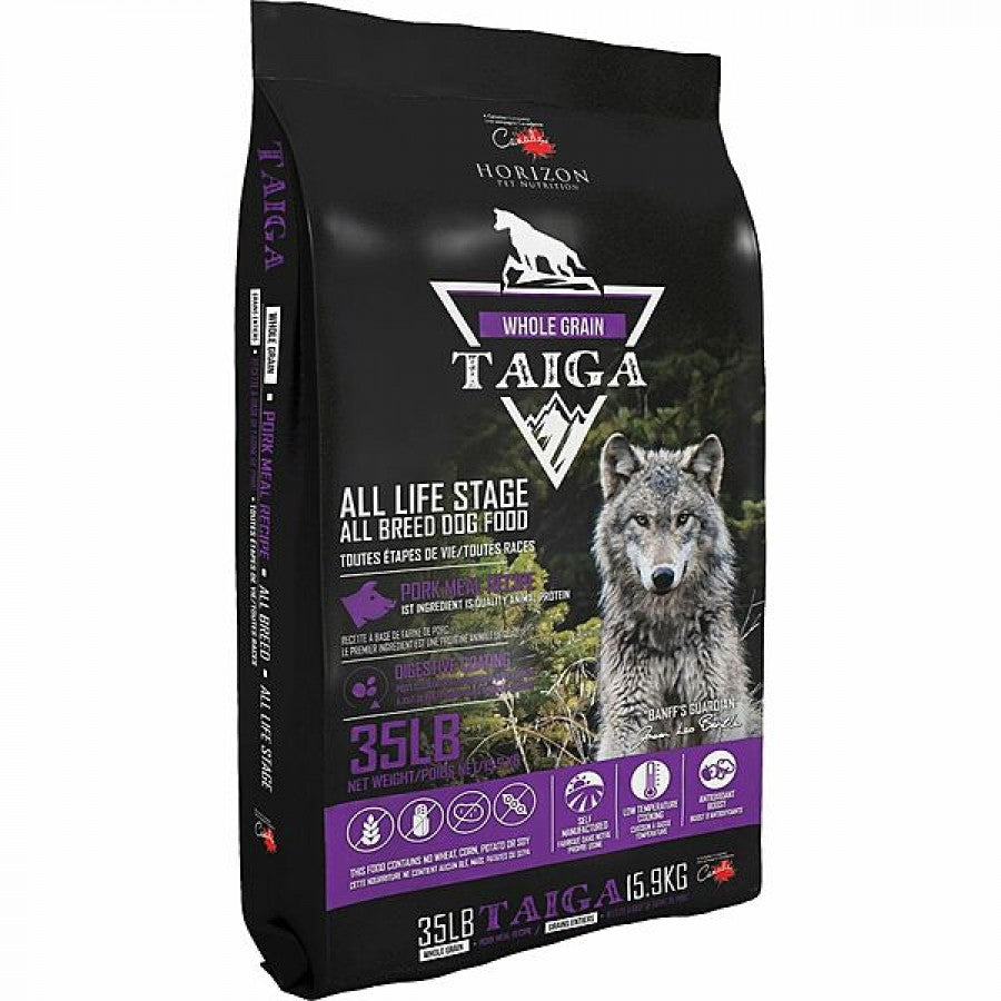 Horizon - Taiga Grain Friendly PORK Dry Dog Food - 15.9KG (35lb)