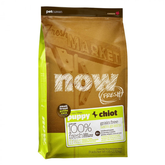 LocalID_43961 Petcurean - NOW Turkey Salmon & Duck SMALL BREED PUPPY Food - 5.44kg