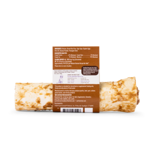 LocalID_69679 Earth Animal - Dog No Hide Chew - Free Range VENISON Dog Chew - SMALL - 34GM (1.2oz) - 1PK