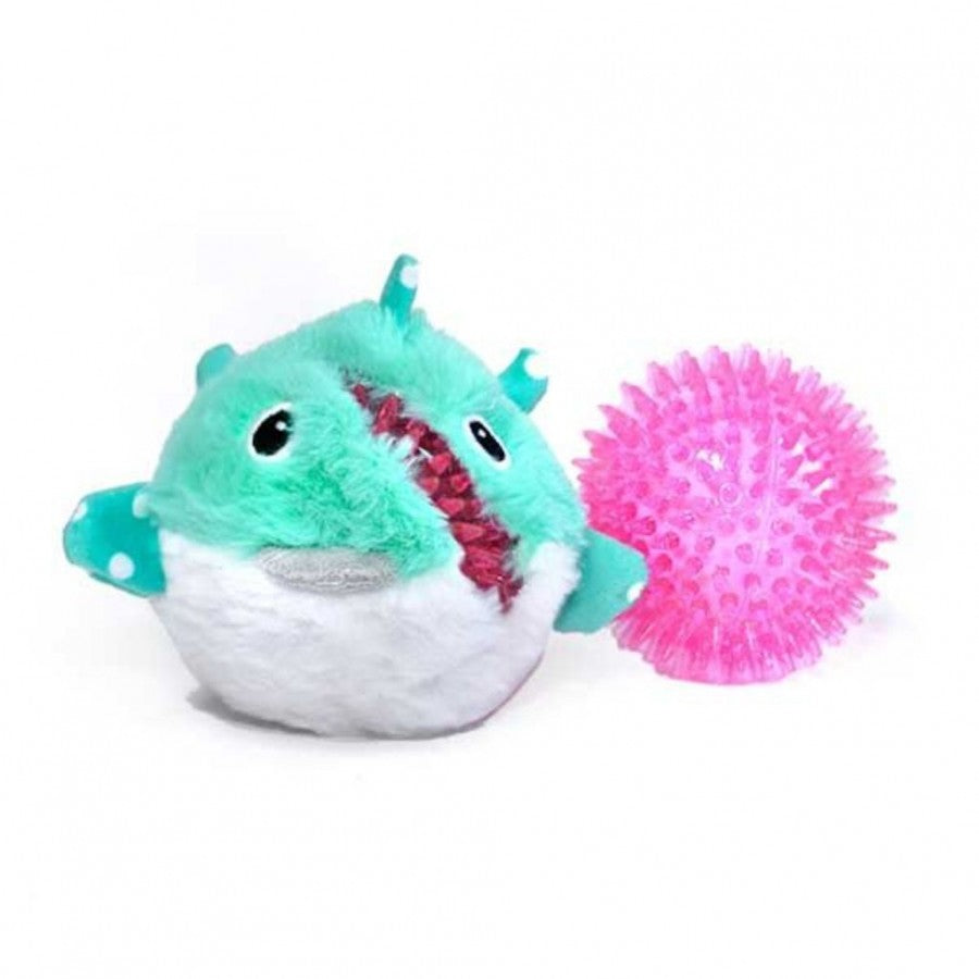 Patchwork - Destoyer Pricklets Puffer Fish Dog Toy - 10CM (4in)