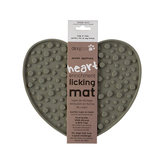 LocalID_64960 Dexypaws - Dog Lick Mat - HEART - 20.5CM (8in)