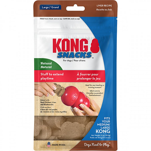 KONG - Stuff N Snacks LIVER Dog Treat - Fits MEDIUM/LARGE KONG - 312GM (11oz)