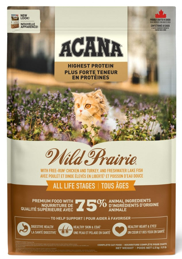 Champion Foods - Acana WILD PRAIRIE Enhanced Dry Cat Food - 4.5KG (10lb)