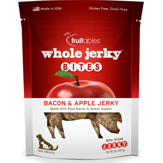 LocalID_49415 Fruitables - Dog Whole Jerky Bites Bacon & Apple - 141g (5oz)