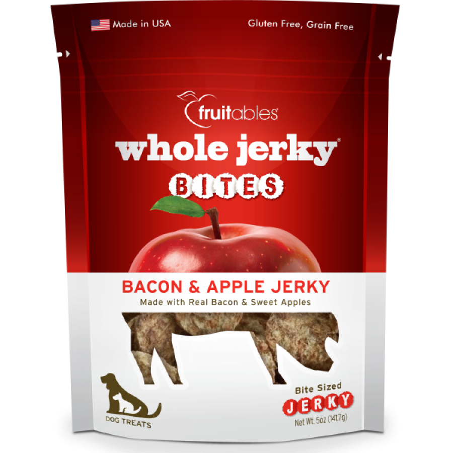 LocalID_49415 Fruitables - Dog Whole Jerky Bites Bacon & Apple - 141g (5oz)
