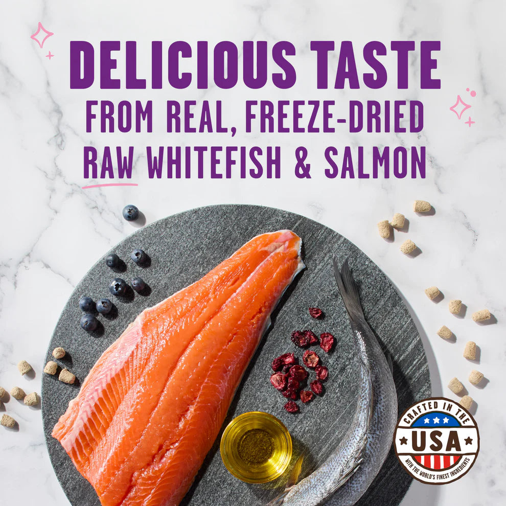 Stella & Chewys, Meowfulls WHITEFISH & SALMON Cat Treats, 42.5GM (1.5oz)