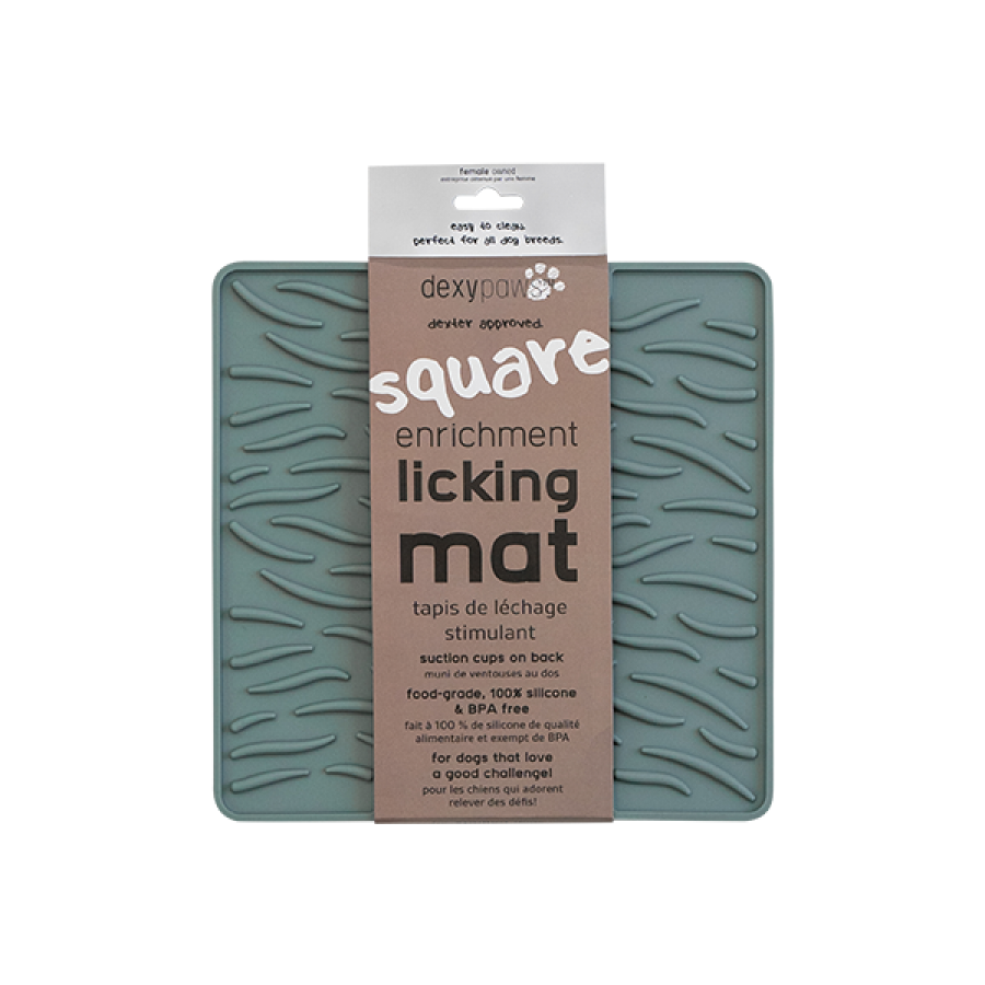LocalID_64308 Dexypaws - Dexypaws - Dog Lick Mat - Square - 21 X 21 X 1cm (8.5 X 8.5 X .5in) [ID: 16340]