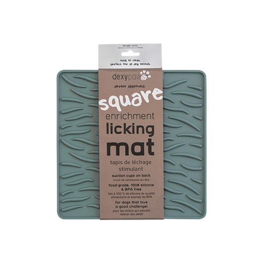 LocalID_64308 Dexypaws - Dexypaws - Dog Lick Mat - Square - 21 X 21 X 1cm (8.5 X 8.5 X .5in) [ID: 16340]