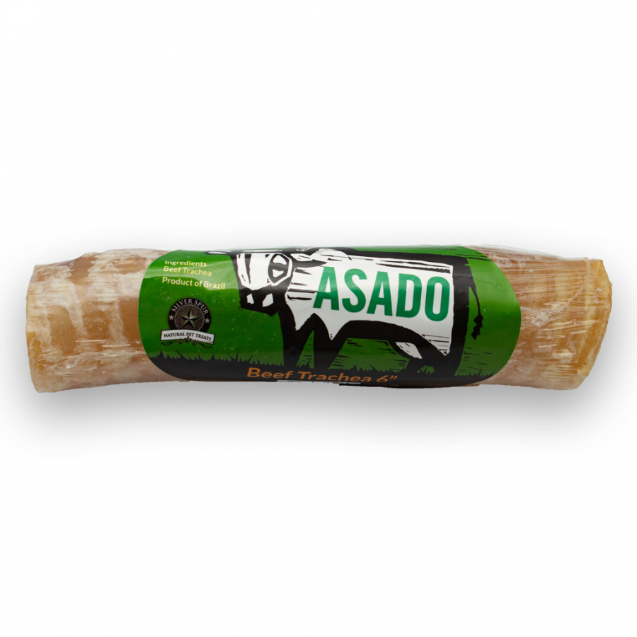 LocalID_47254 Silver Spur - Asado - BEEF TRACHEA Dog Chew - 15CM (6in)