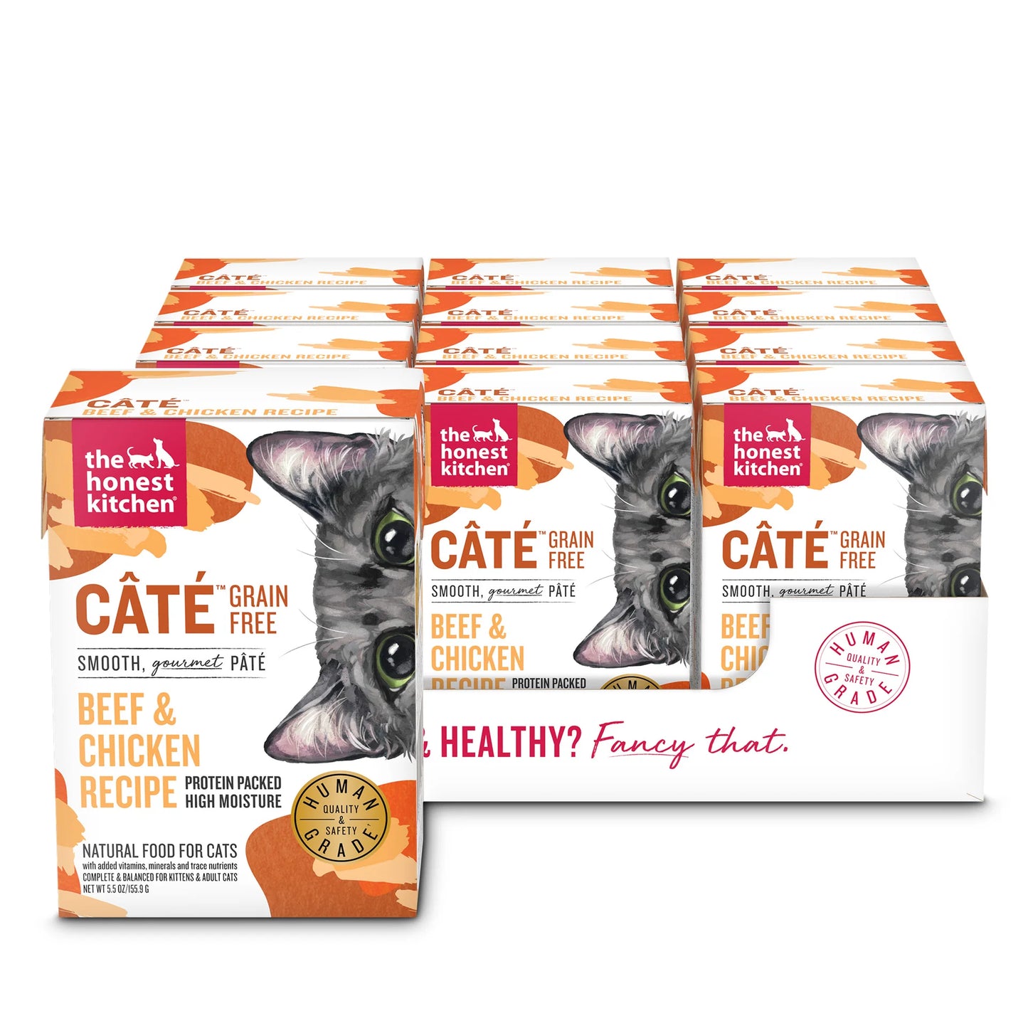 *S.O. - Up to 2 Week Wait* The Honest Kitchen - Cate BEEF & CHICKEN Pate Wet Cat Food - 155.9GM (5.5oz)