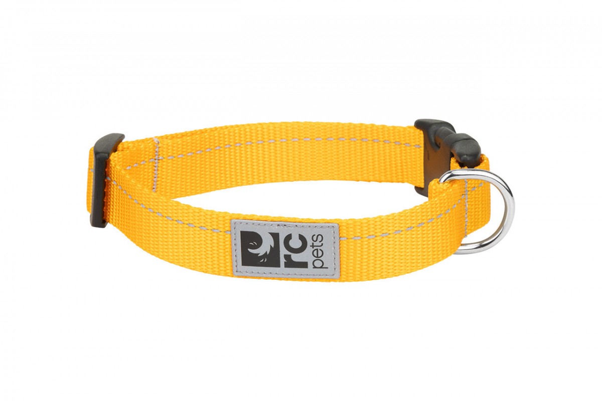 RC Pets - Primary Clip Collar - MARIGOLD - XSMALL - 1.5 x 18-23CM - (0.6in x 7-9in)