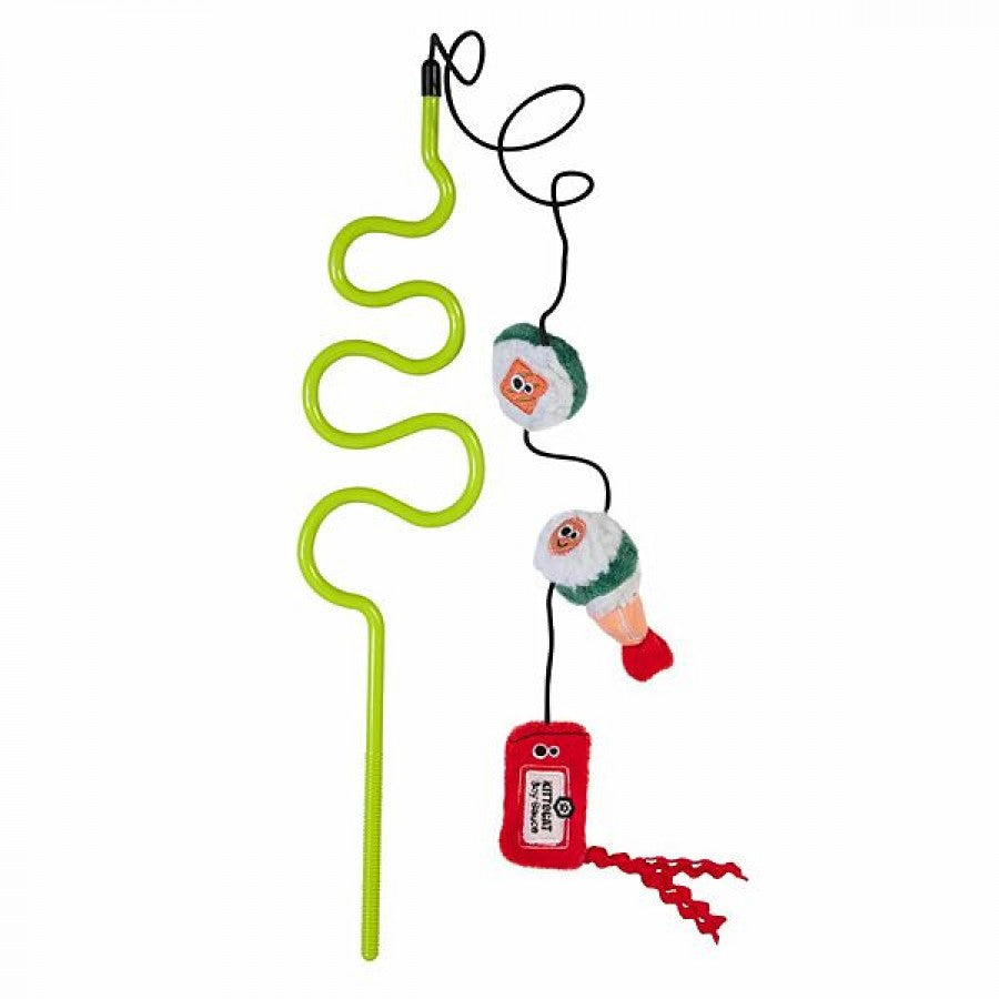 LocalID_65577 Mad Cat - Sushi Swatter Wand Cat Toy
