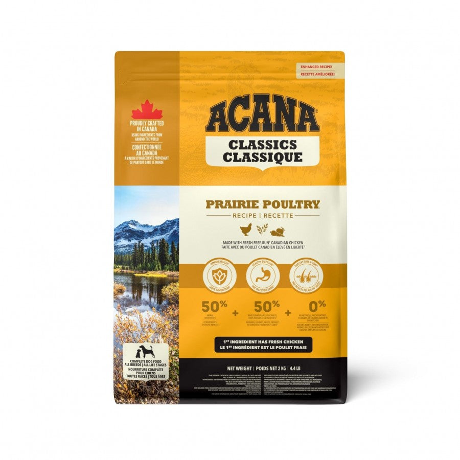 Champion Foods - Acana CLASSICS - PRAIRIE POULTRY Dry Dog Food - 2KG (4.4lb)