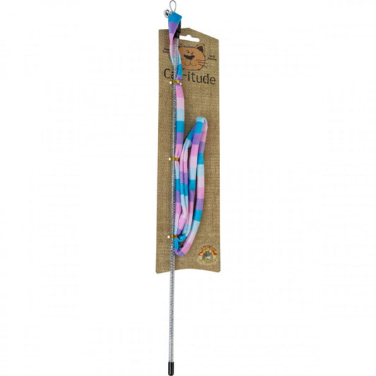 LocalID_66648 Amazing Pet - Pastel Stripes Teaser Cat Toy - ASSORTED