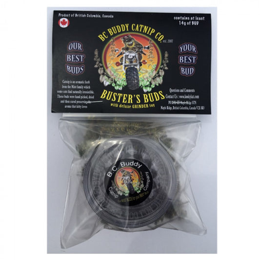 BC Buddy - Catnip Buds w Grinder - 14GM (.05oz)