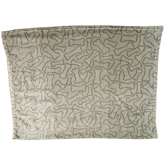 *S.O. - Up to 2 Week Wait* Ethical - Snuggler Blanket Bones - GREY - 76 x 101CM (30x40in)