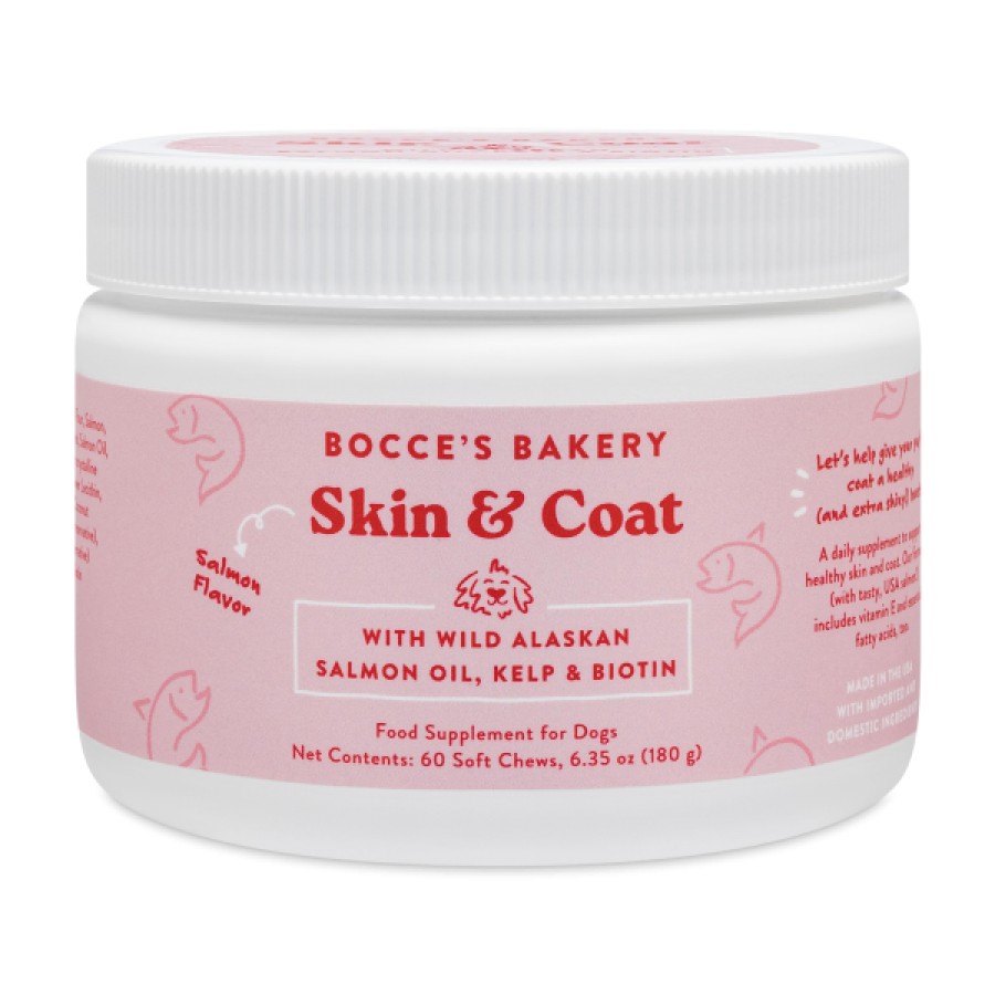 *S.O. - Up to 3 Week Wait* Bocce's Bakery - Dog Supplement SKIN and COAT - 180GM (6.35oz)