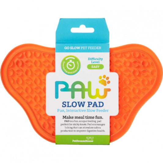 *S.O. - Up to 2 Week Wait* Pet Dream House - PAW Lick Pad - ORANGE - 23CM (9in)