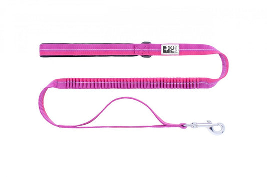 LocalID_53304 RC Pets - ULT Bungee Traffic Leash - Mulberry/Azalea - 1in x 4ft