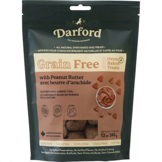 LocalID_71558 Darford - Grain Free PEANUT BUTTER Recipe Dog Treat - 340GM (12oz)